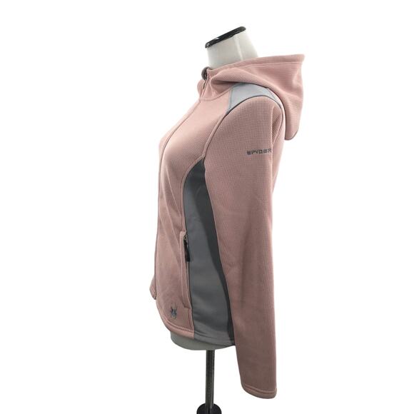 Spyder Misty Rose Layna Full Zip Pink Jacket - Picture 7 of 11